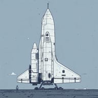 an example of an Line art style image generated in MidJourney using the prompt with the --sref 1406843535, ranked 12th among the user favorites on this website.